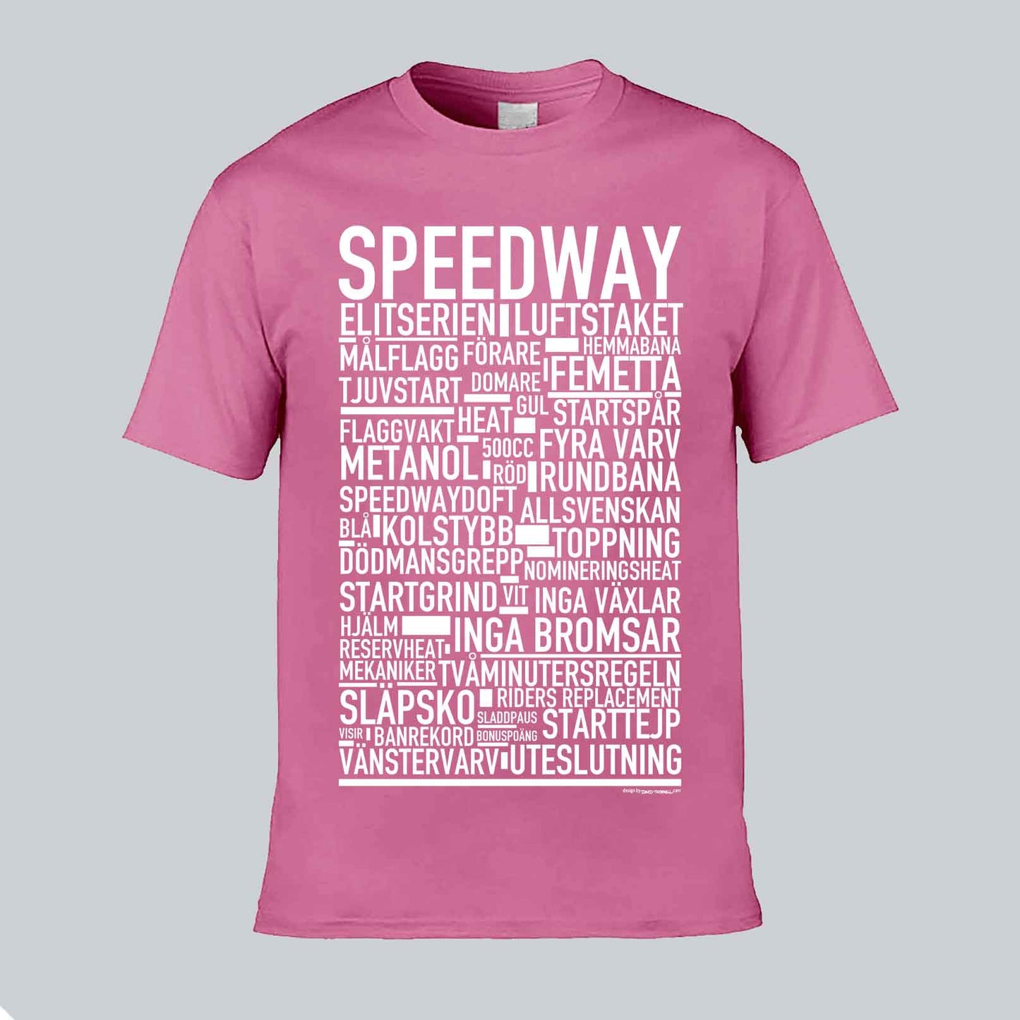 Speedway Text T-shirt