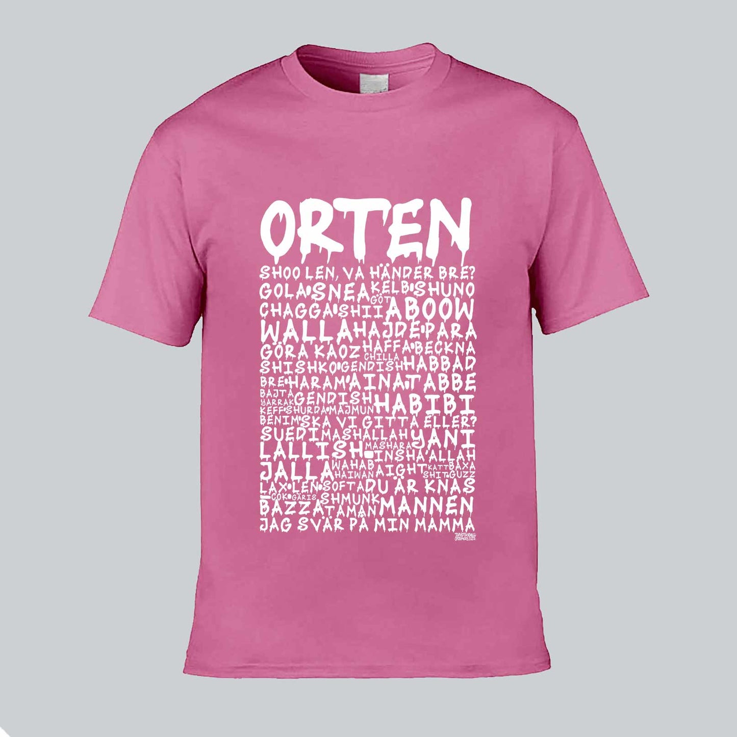 Orten Graffiti Dialekt Text T-shirt