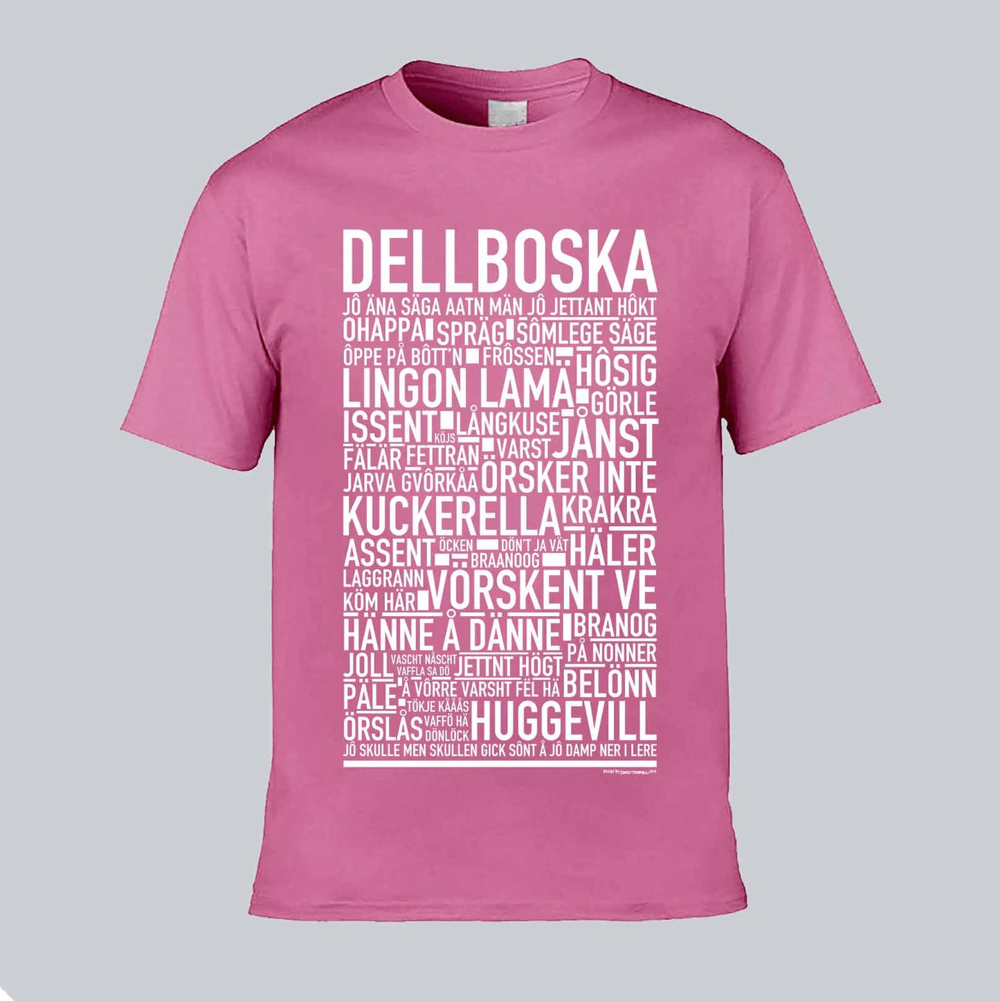 Dellboska Dialekt Text T-shirt