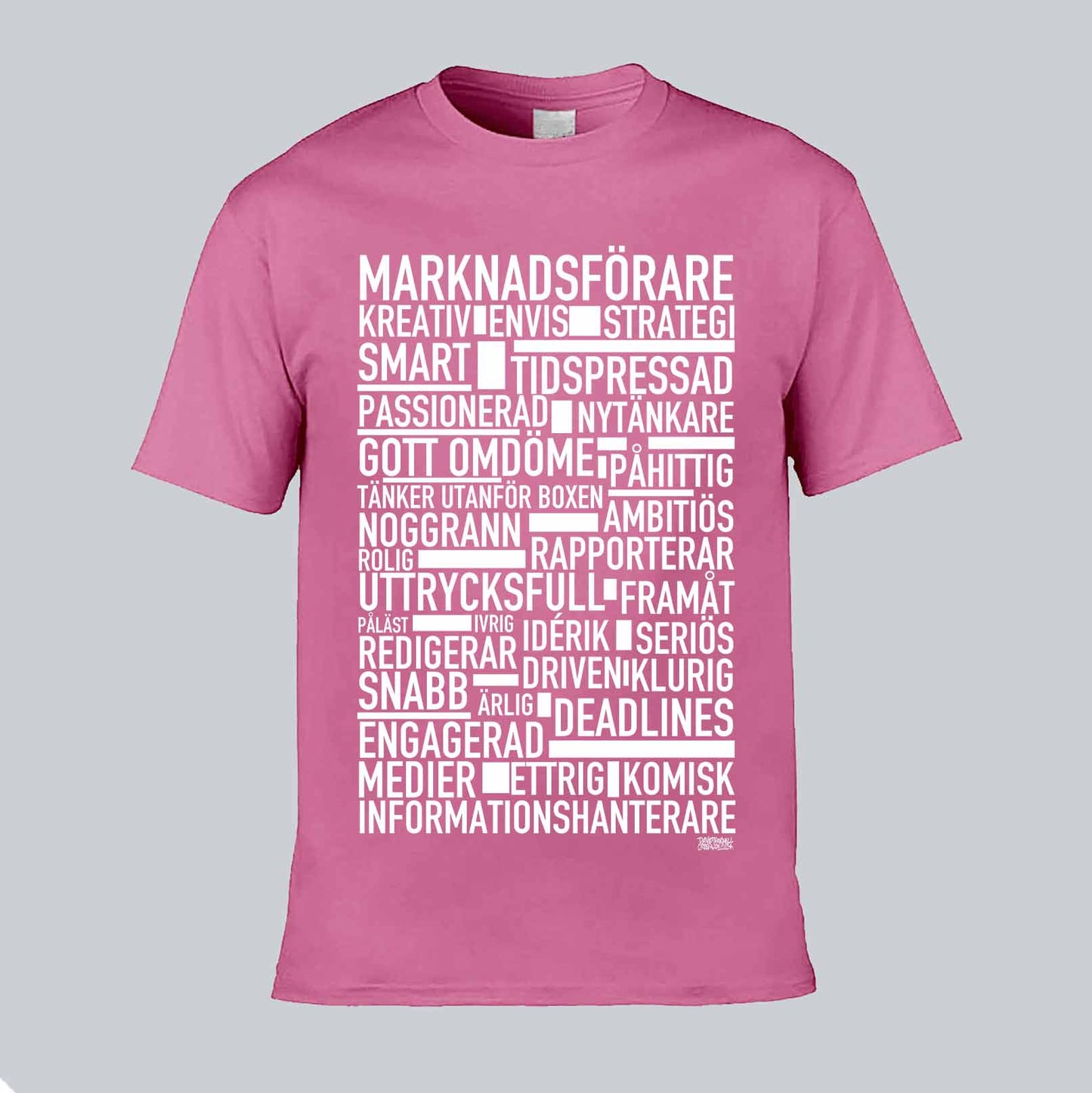 Marknadsförare Text T-shirt