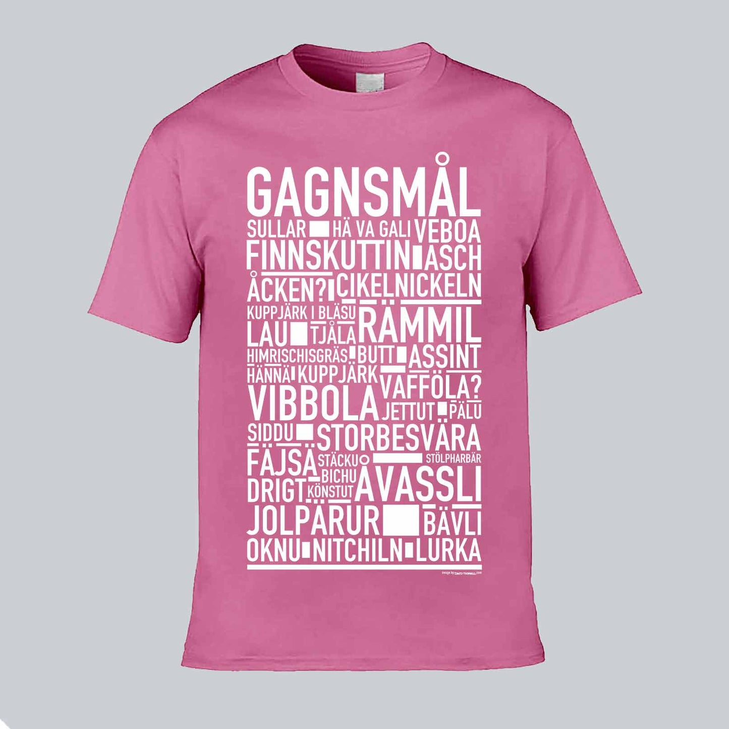 Gagnsmål Dialekt Text T-shirt
