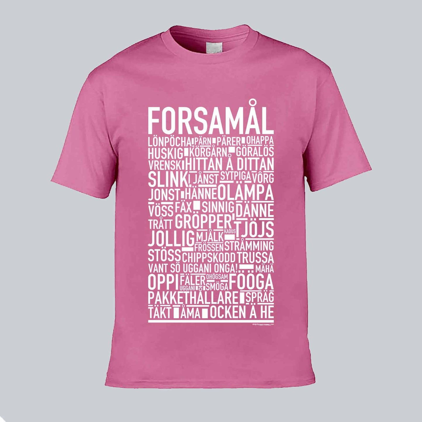 Forsamål Dialekt Text T-shirt