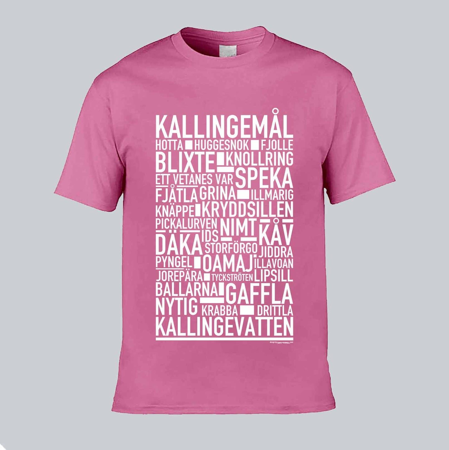 Kallingemål Dialekt Text T-shirt