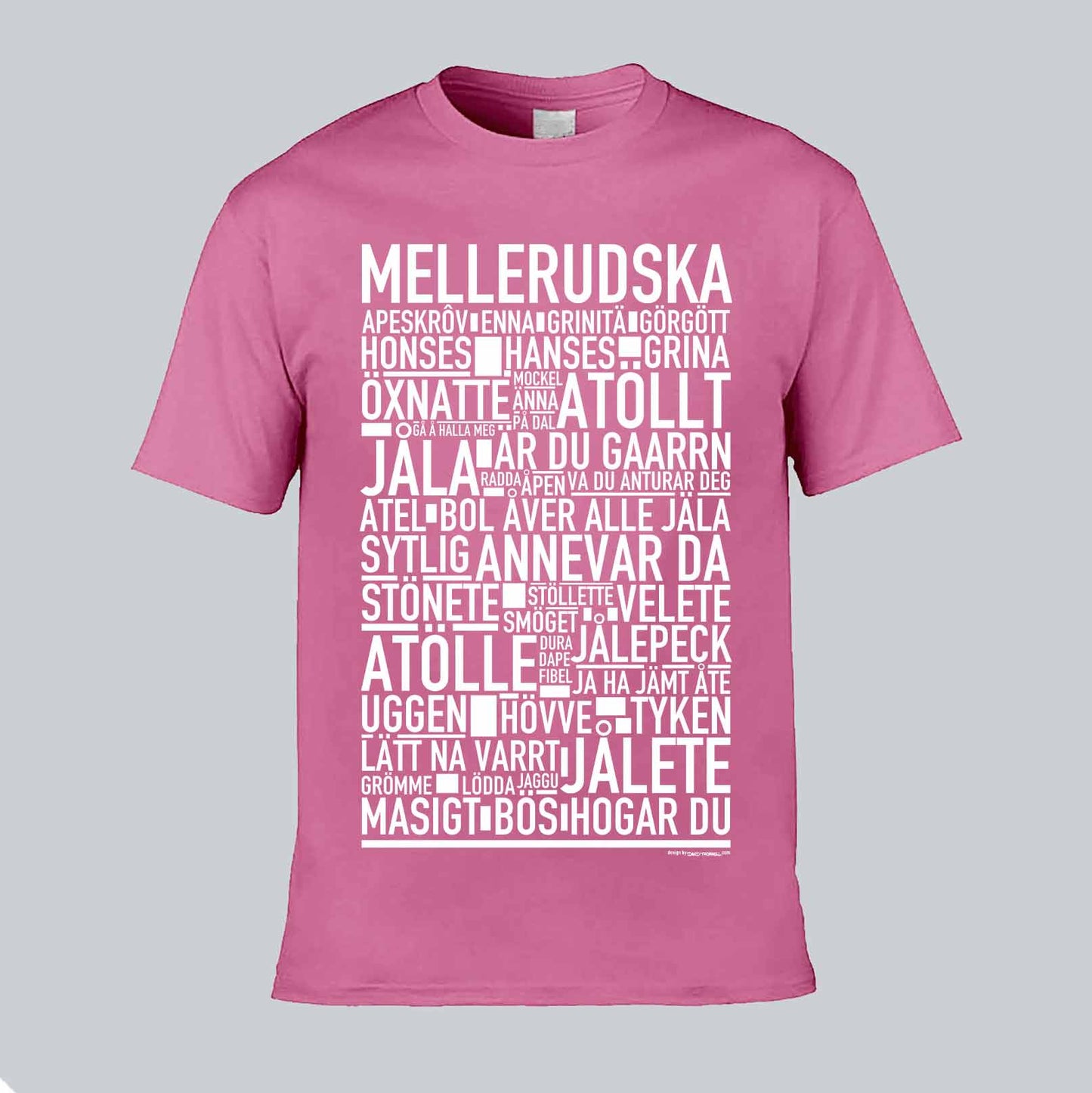 Mellerudska Dialekt Text T-shirt