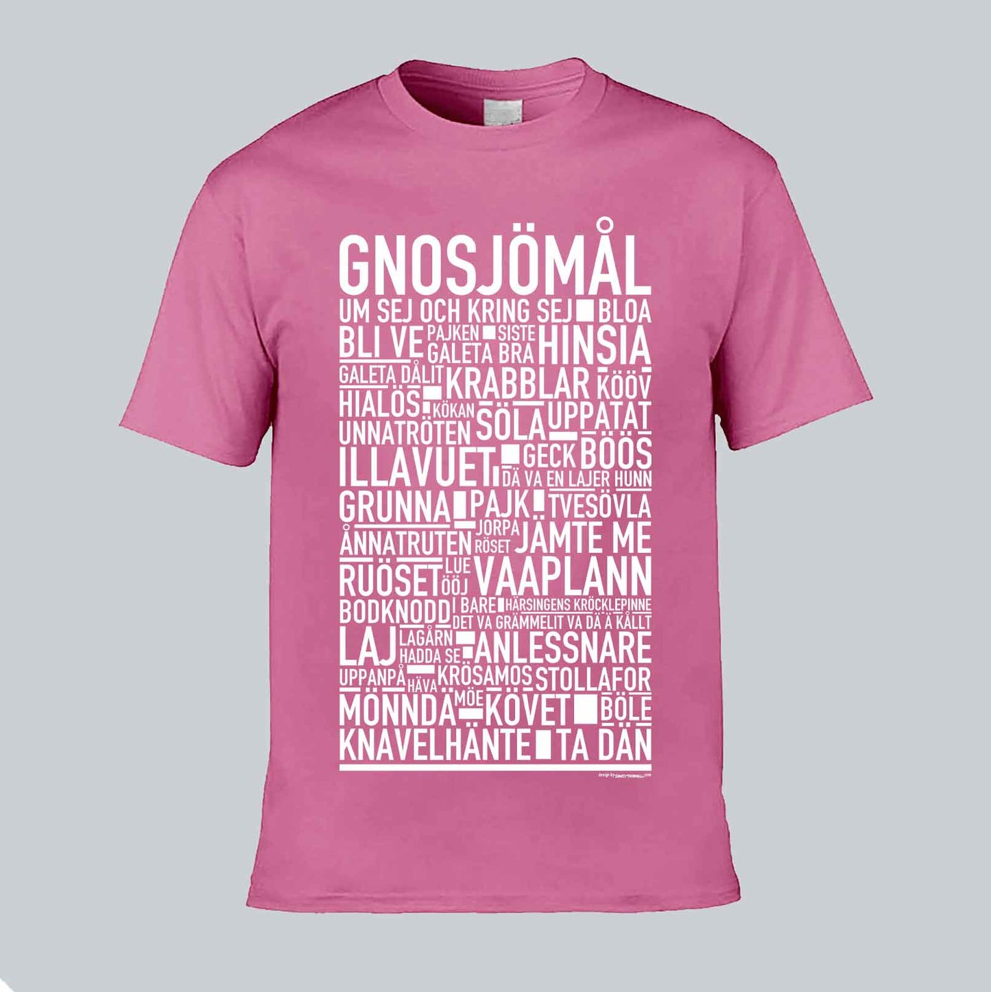 Gnosjömål Dialekt Text T-shirt