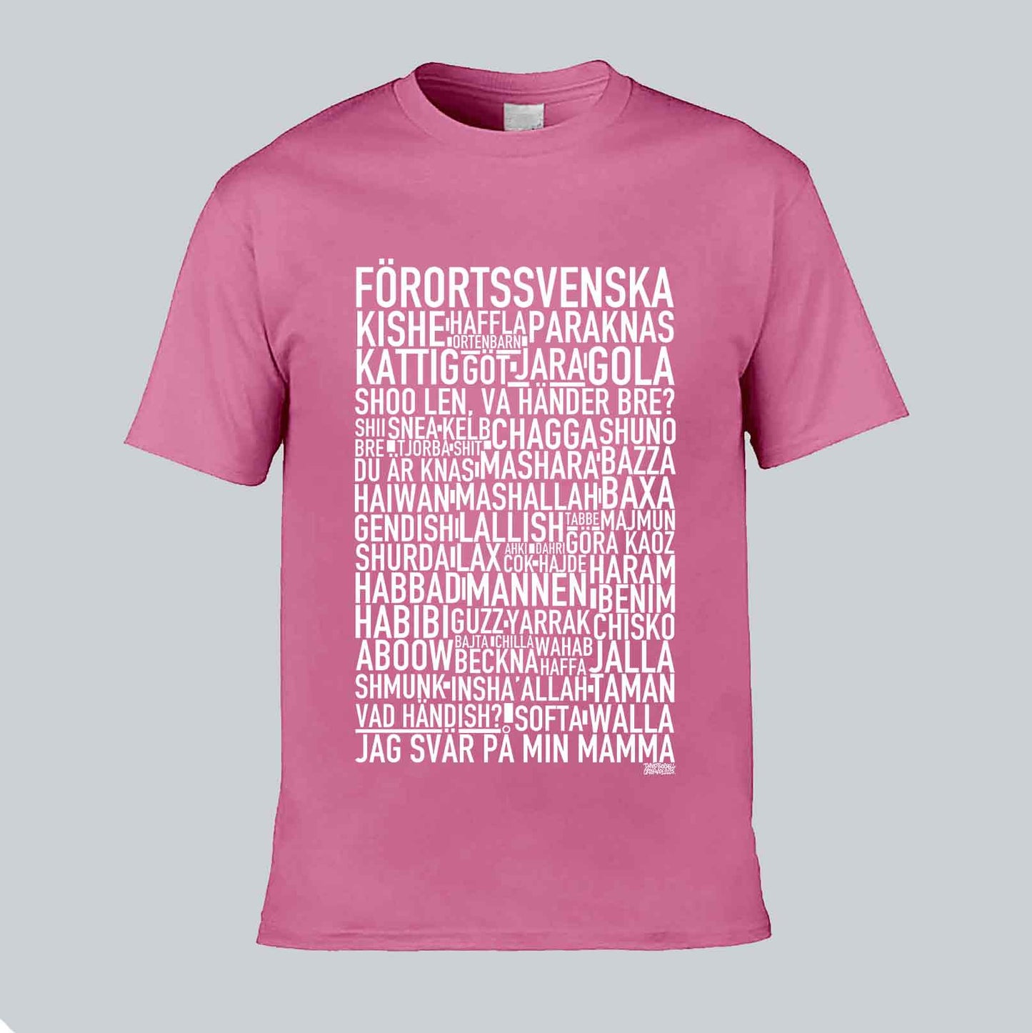 Förortssvenska Dialekt Text T-shirt
