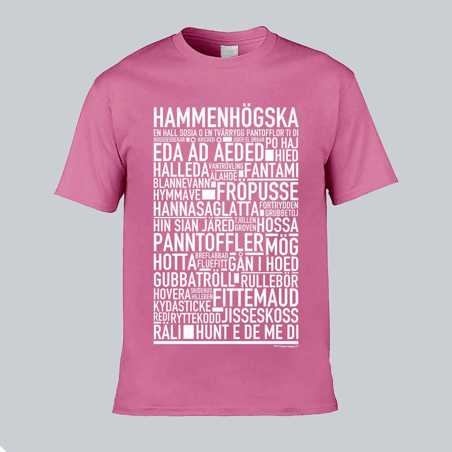 Hammenhögska Dialekt Text T-shirt