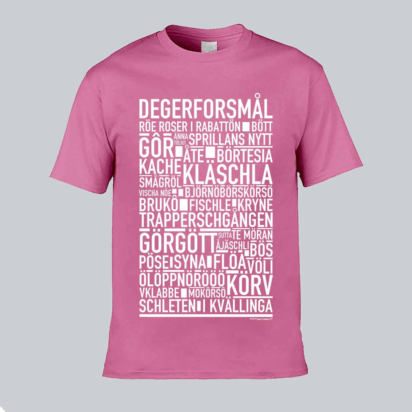 Degerforsmål Dialekt Text T-shirt