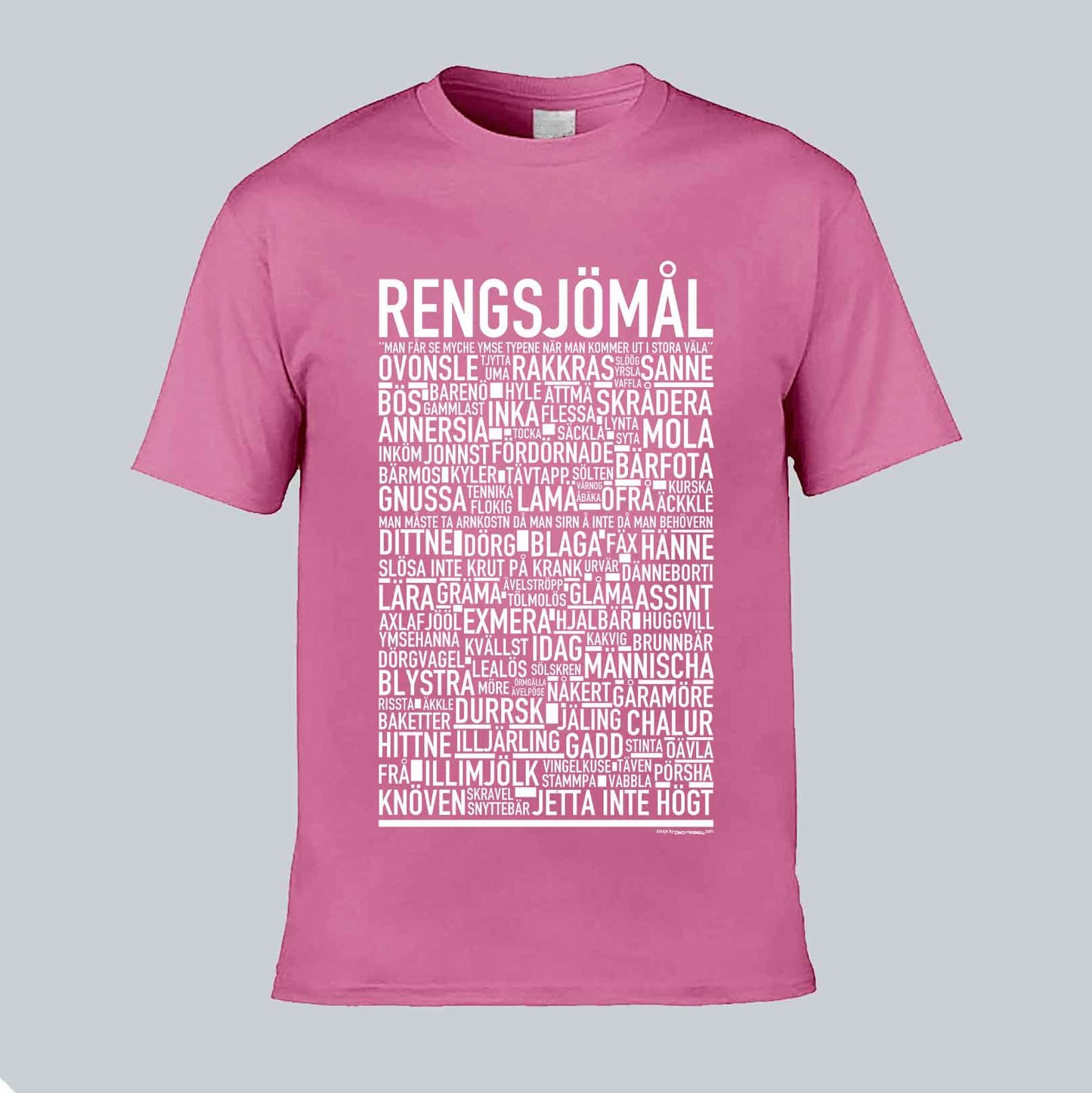 Regnsjömål Dialekt Text T-shirt