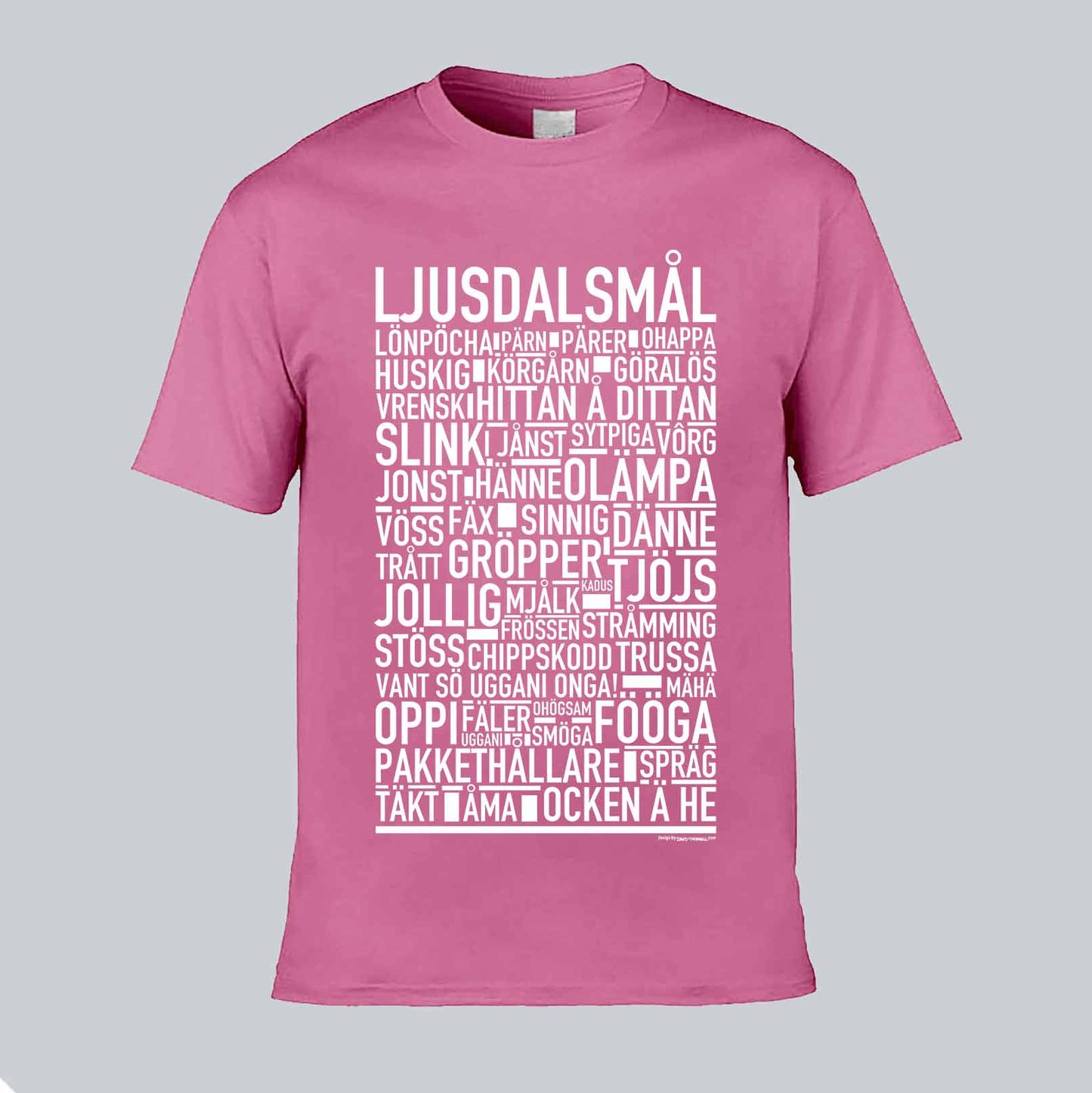 Ljusdalsmål Dialekt Text T-shirt