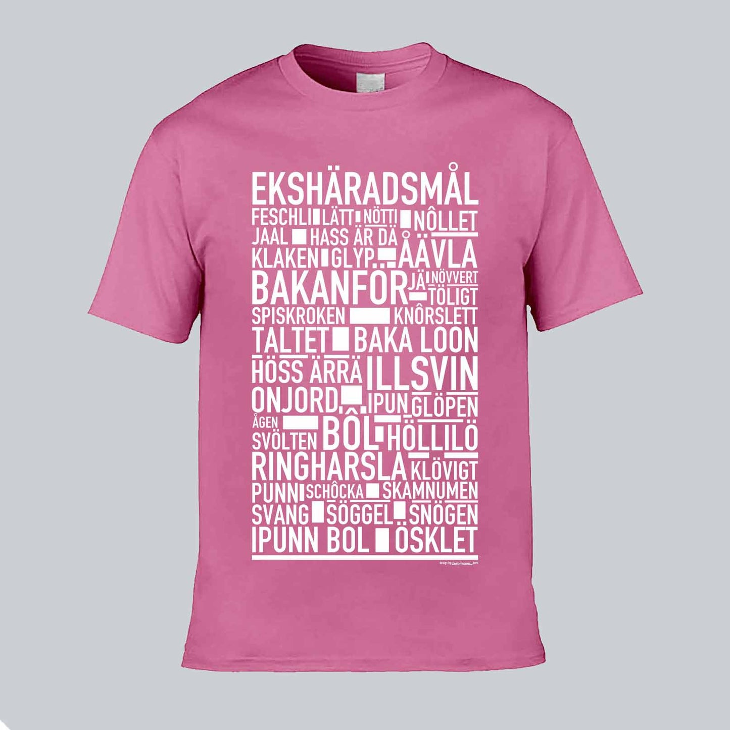 Ekshäradsmål Dialekt Text T-shirt