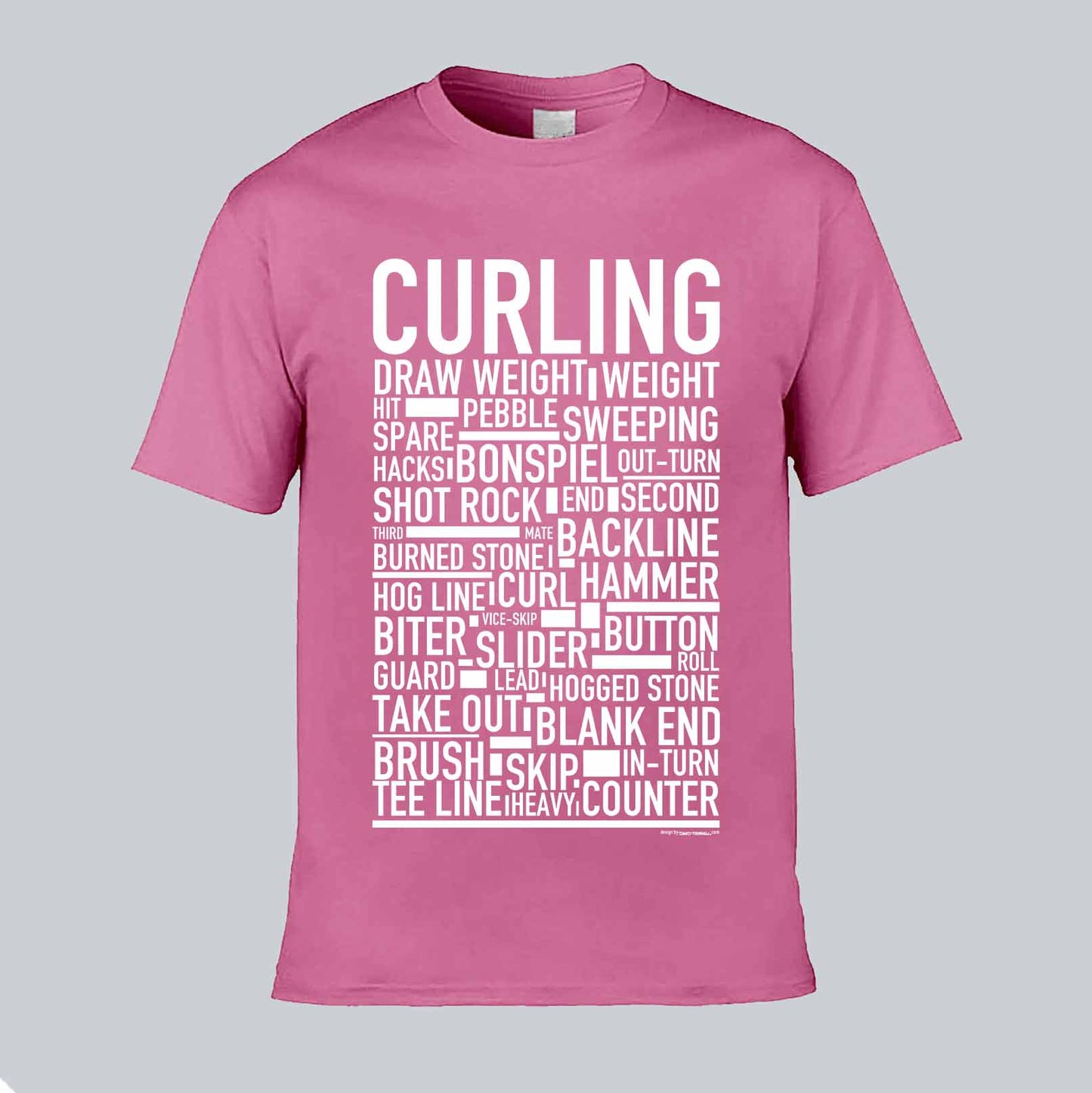 Curling Text T-shirt