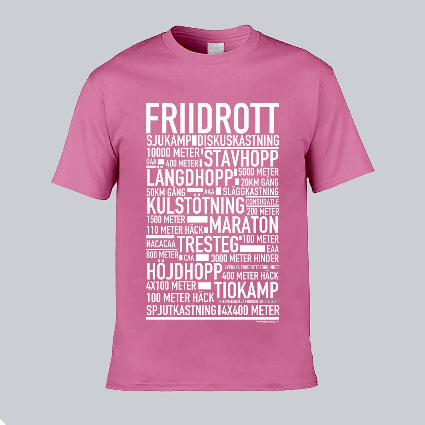 Friidrott Text T-shirt