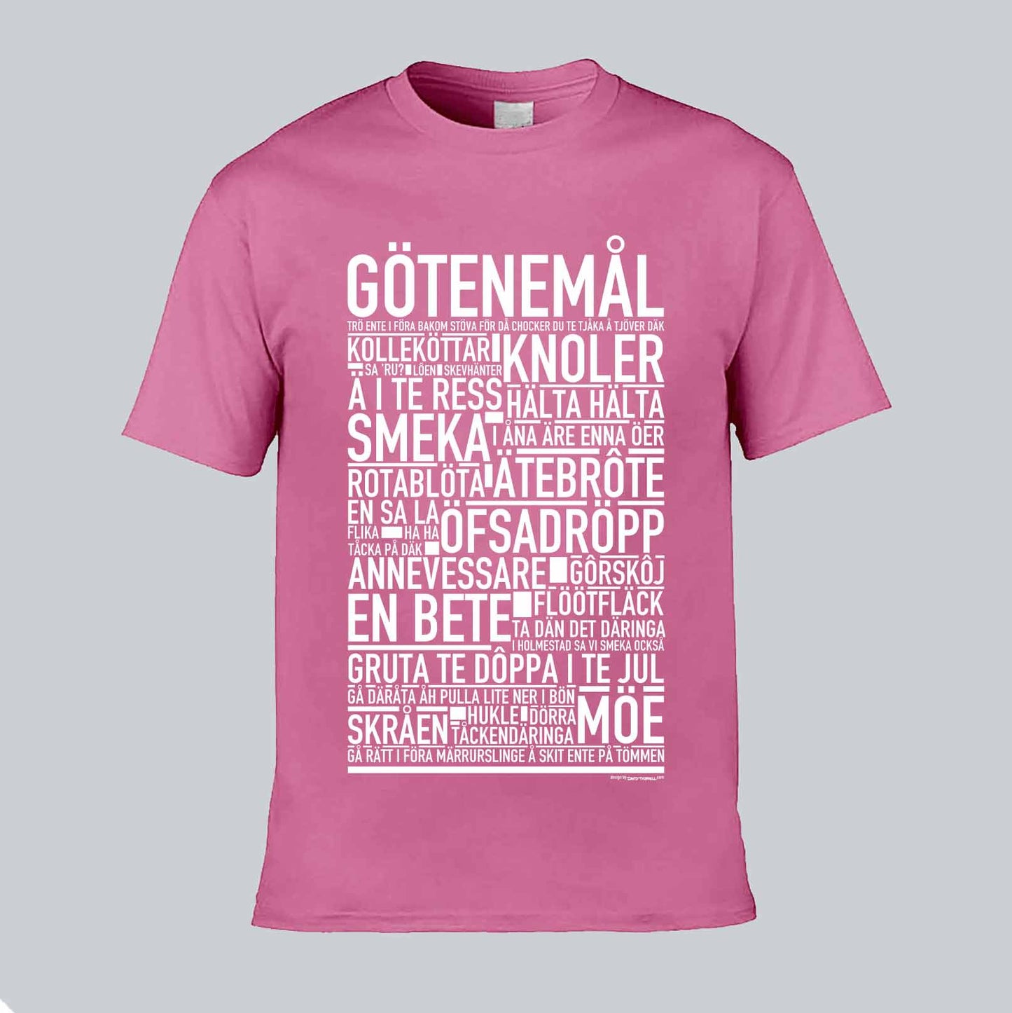 Götenemål Dialekt Text T-shirt