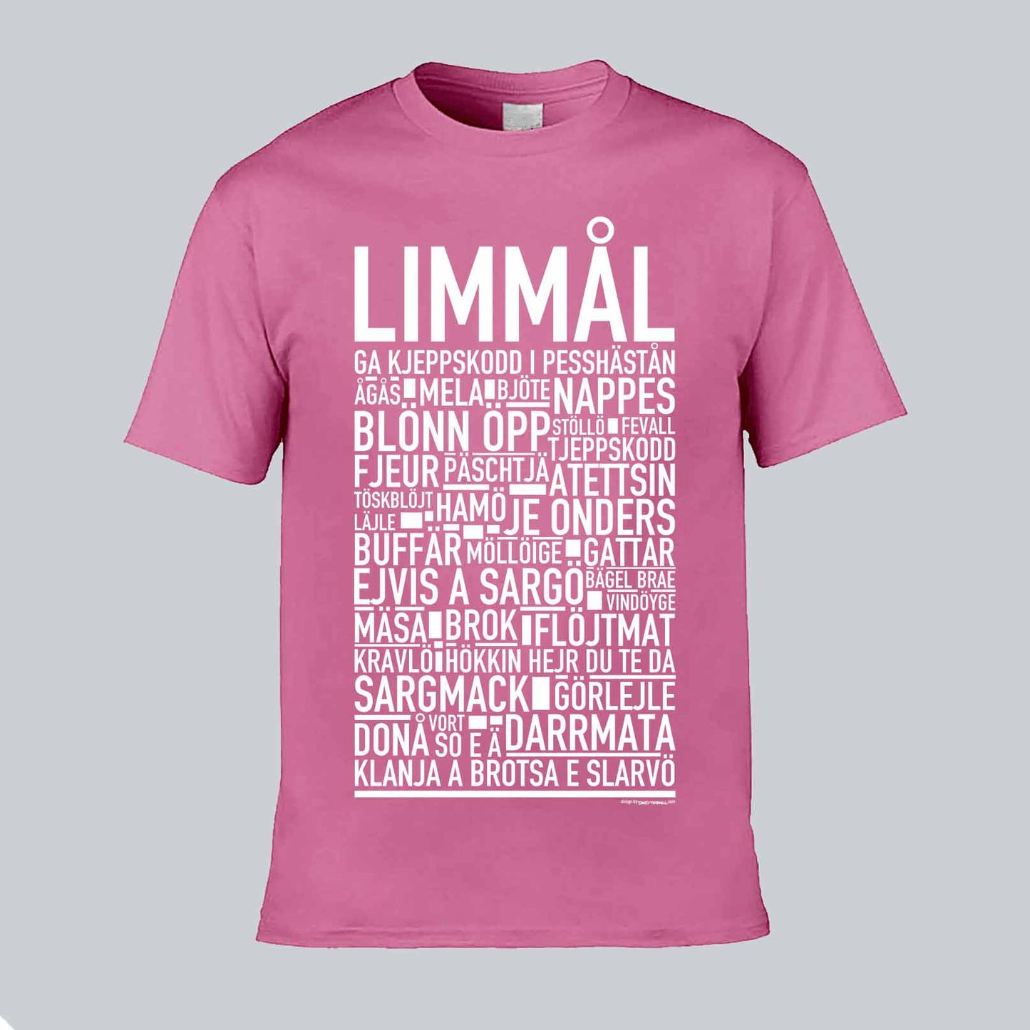 Limmål Dialekt Text T-shirt
