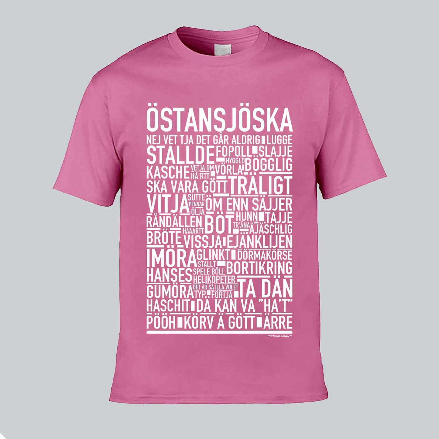 Östansjöska Dialekt Text T-shirt