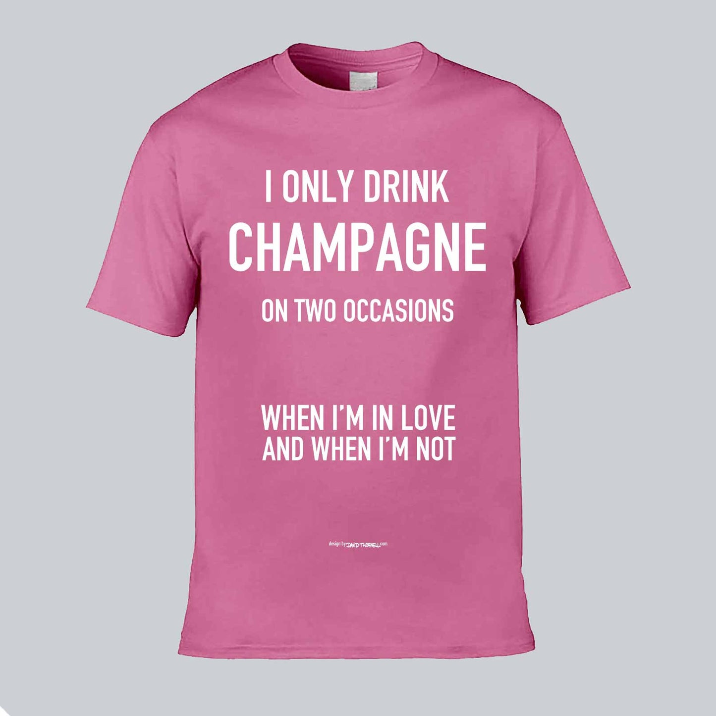 In Love Or Not Champagne Text T-shirt