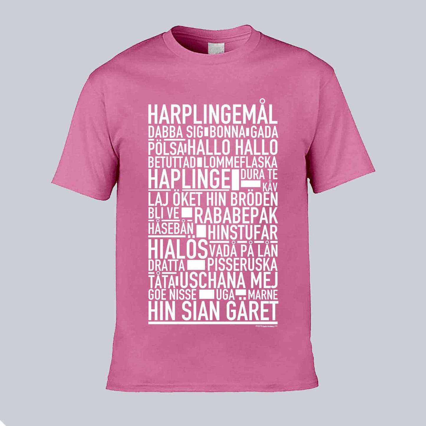Harplingemål Dialekt Text T-shirt