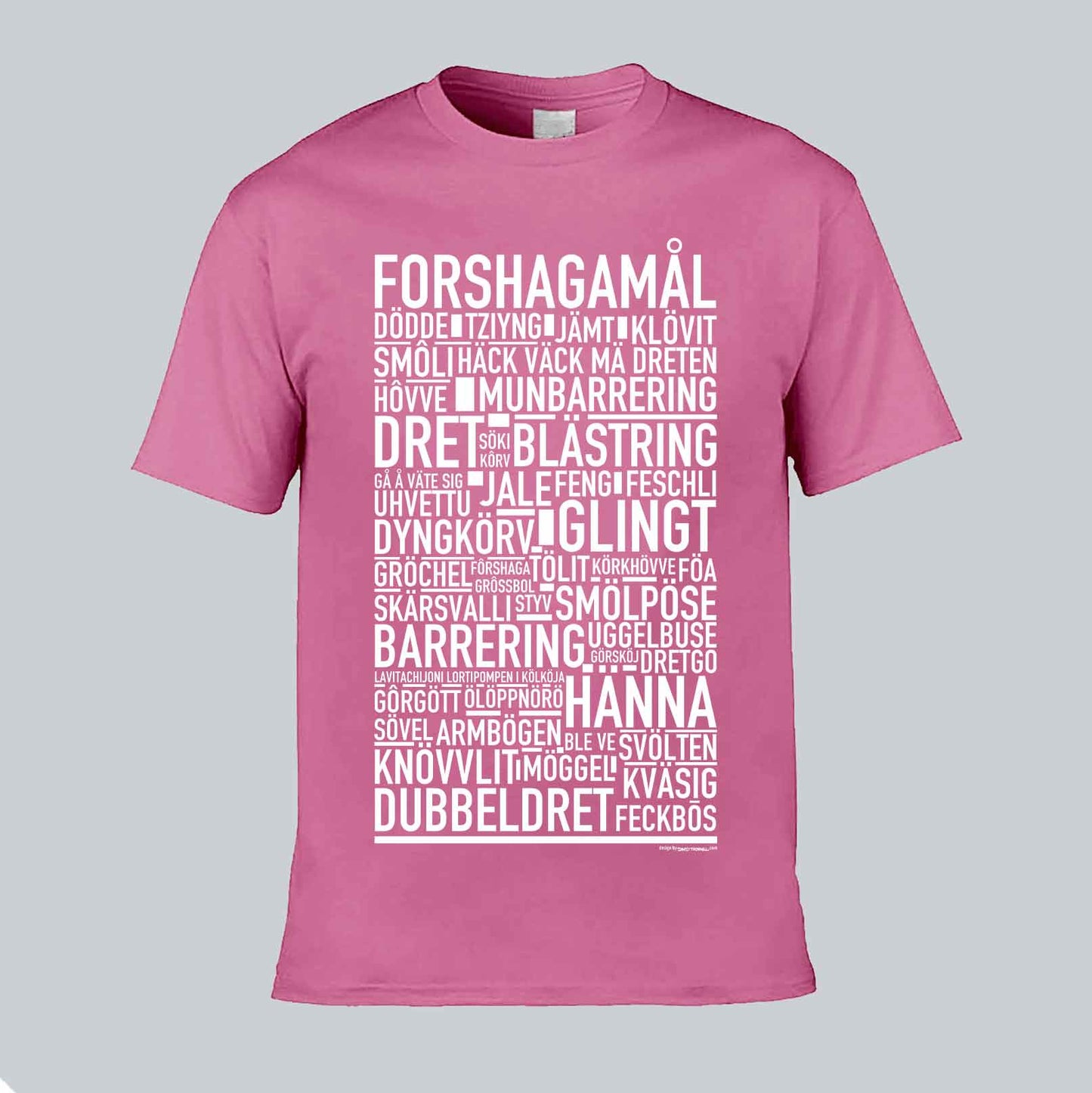 Forshagamål Dialekt Text T-shirt