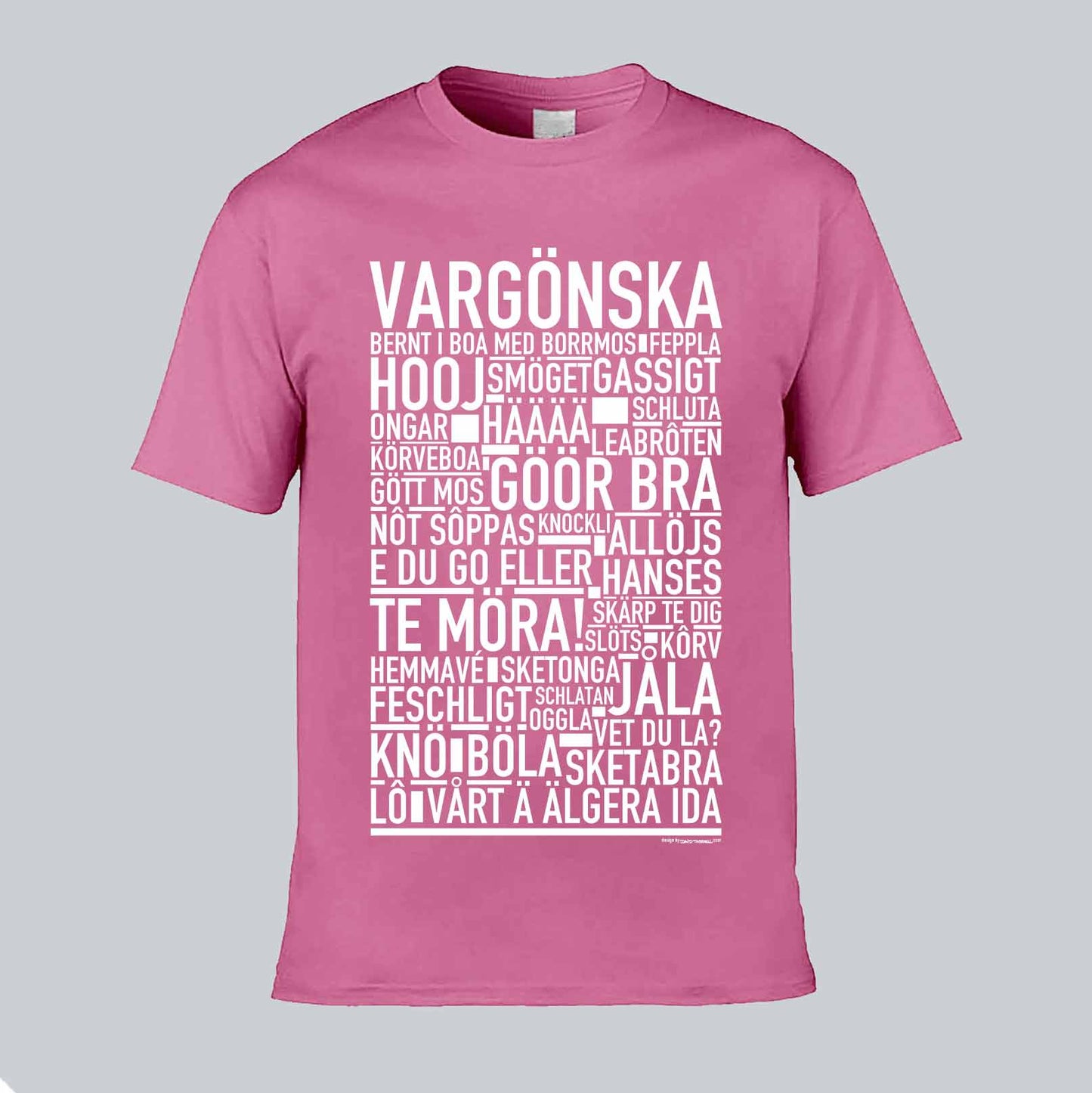 Vargönska Dialekt Text T-shirt