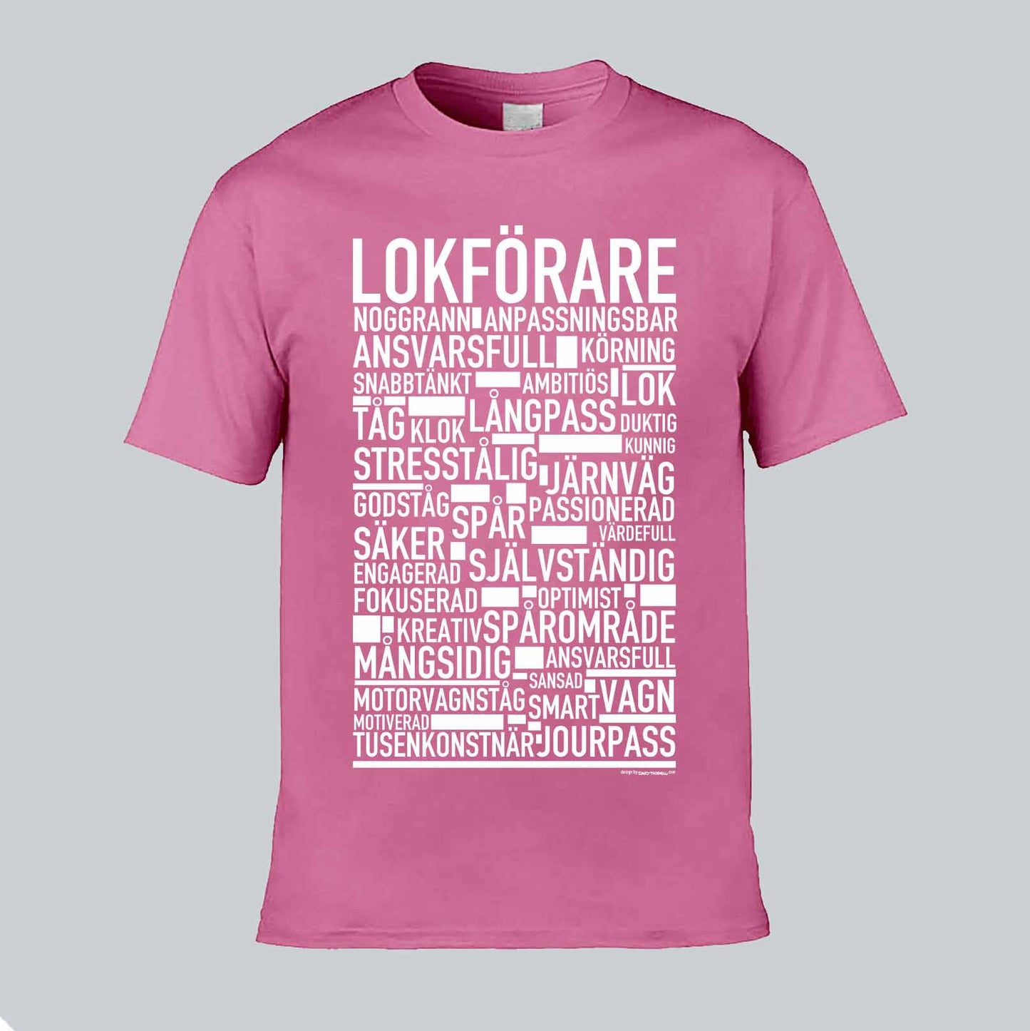 Lokförare Text T-shirt