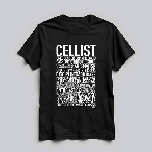 Cellist Text T-shirt
