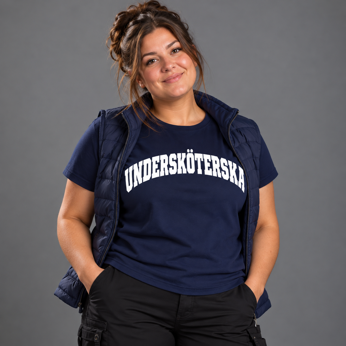Undersköterska College Text T-shirt