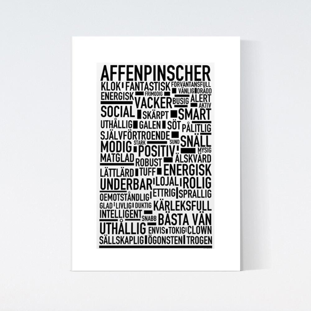 Affenpinscher Text Poster