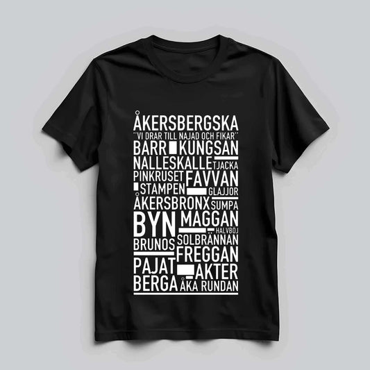Åkersbergska Dialekt T-shirt