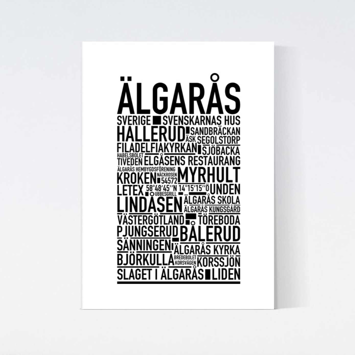 Älgarås Text Poster