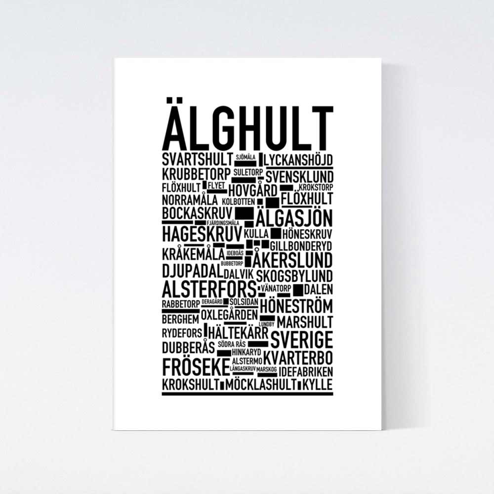 Älghult Text Poster
