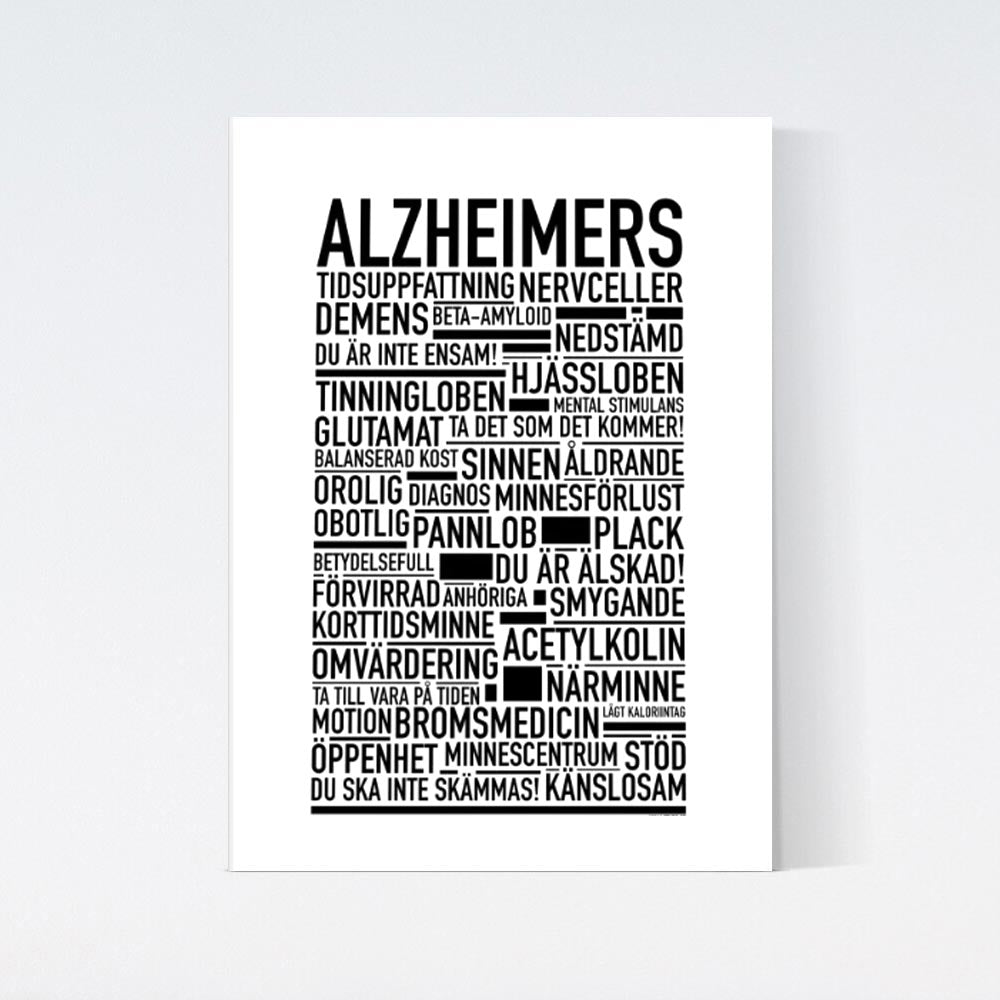Alzheimers Text Poster