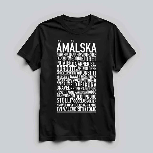 Åmålska Dialekt Text T-shirt