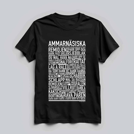 Ammarnäsiska Dialekt Text T-shirt