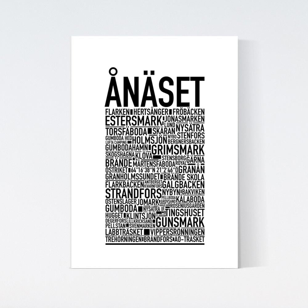 Ånäset Text Poster