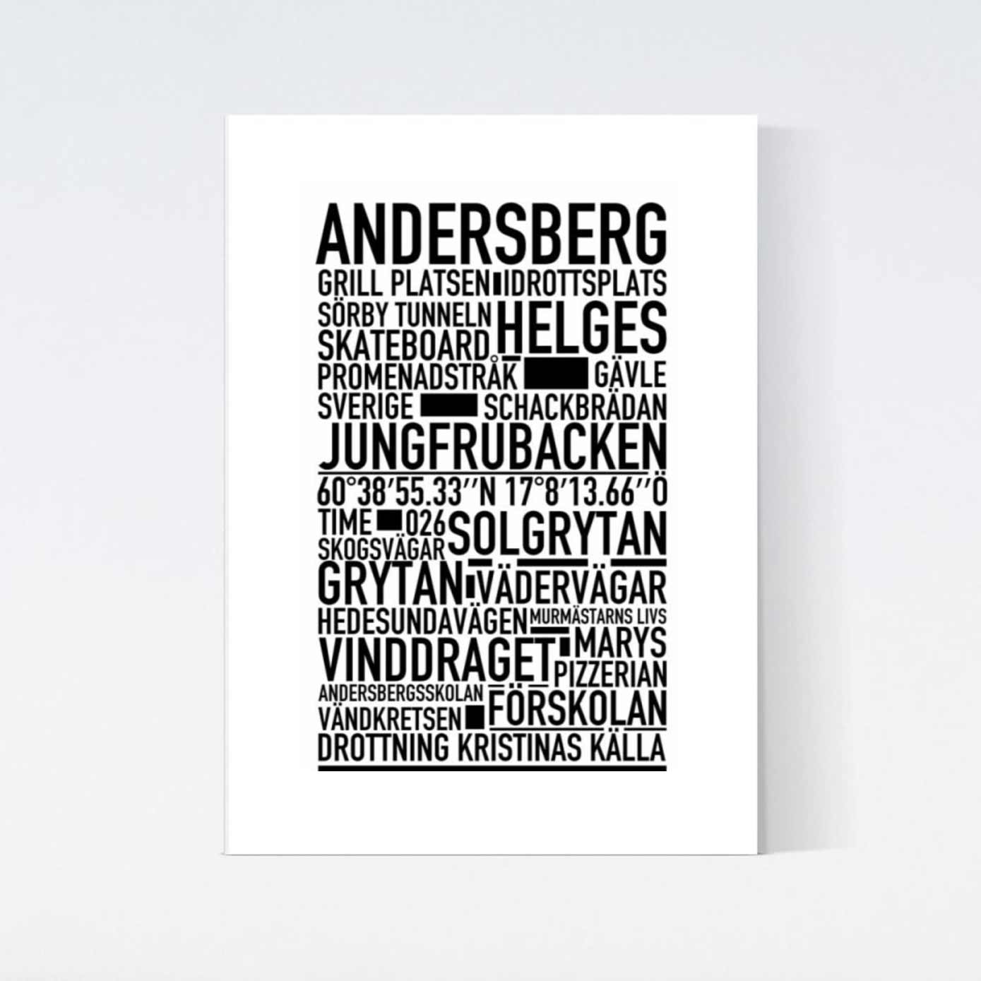 Andersberg Text Poster