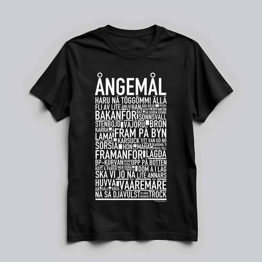 Ångemål Dialekt Text T-shirt