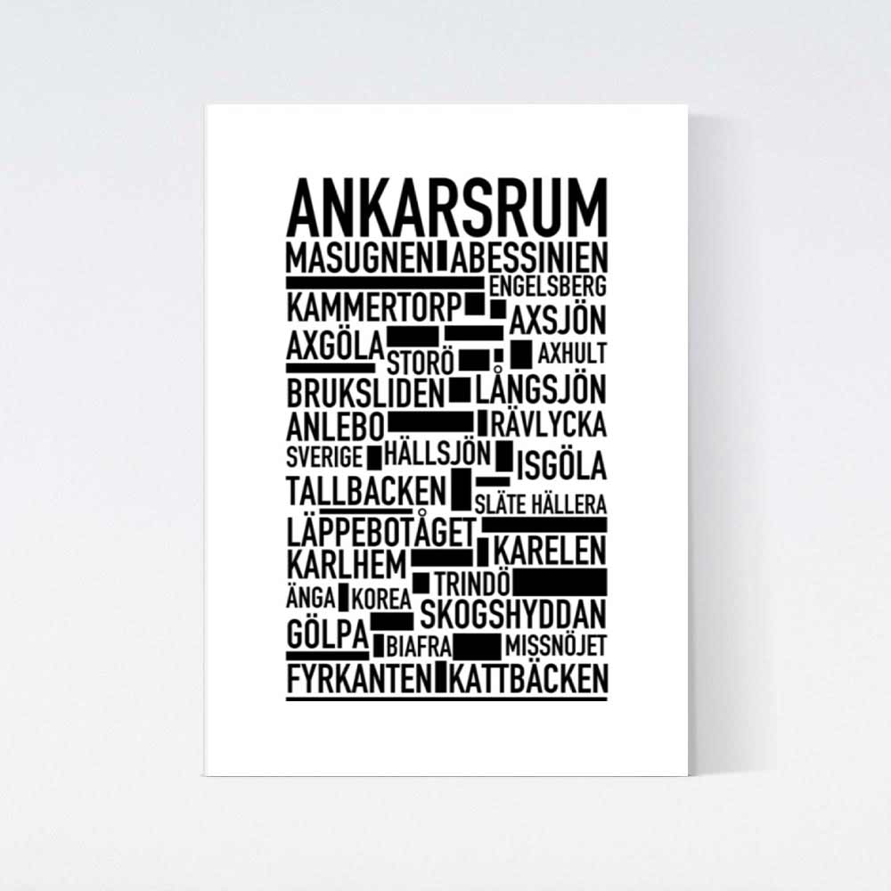 Ankarsrum Text Poster