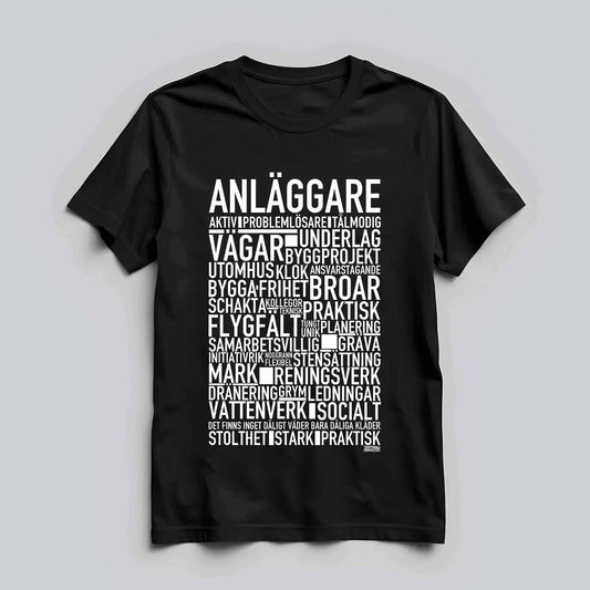 Anläggare Text T-shirt