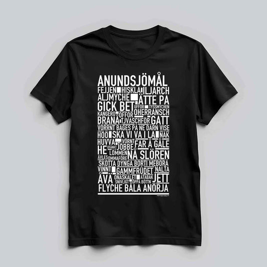 Anundsjömål Dialekt Text T-shirt