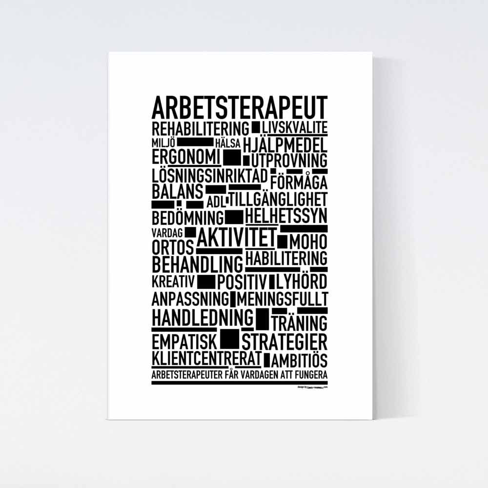 Arbetsterapeut Text Poster