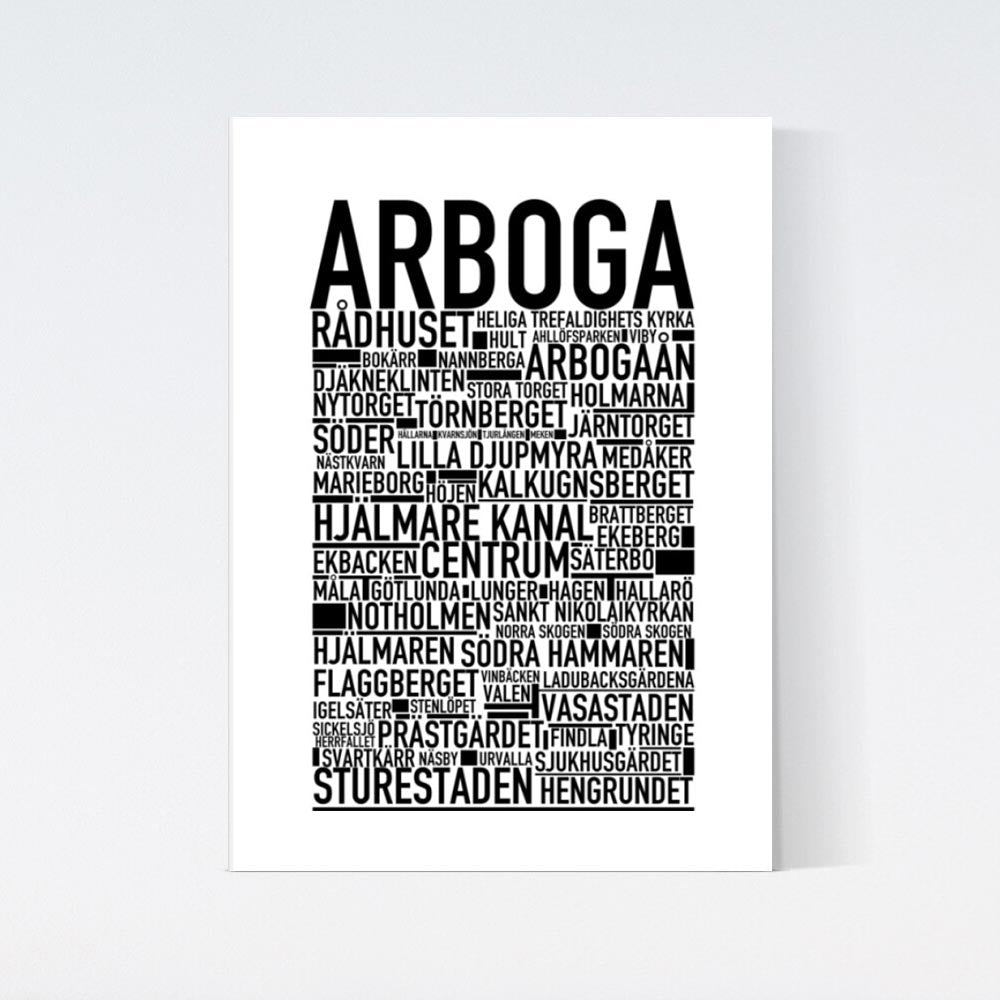 Arboga Text Poster