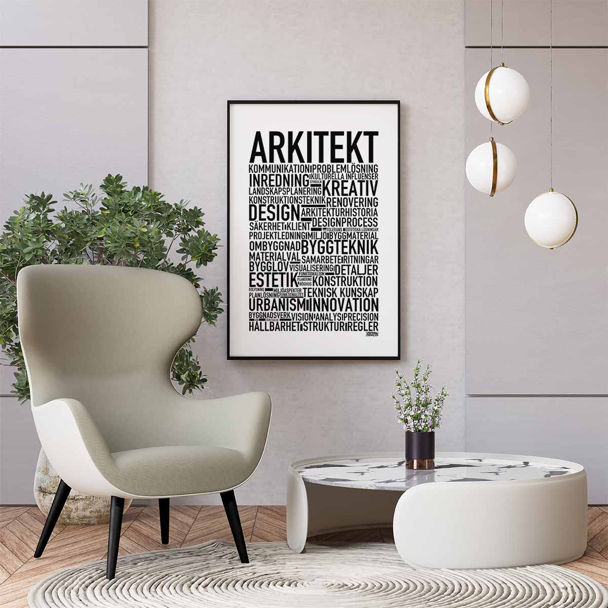 Arkitekt Text Poster