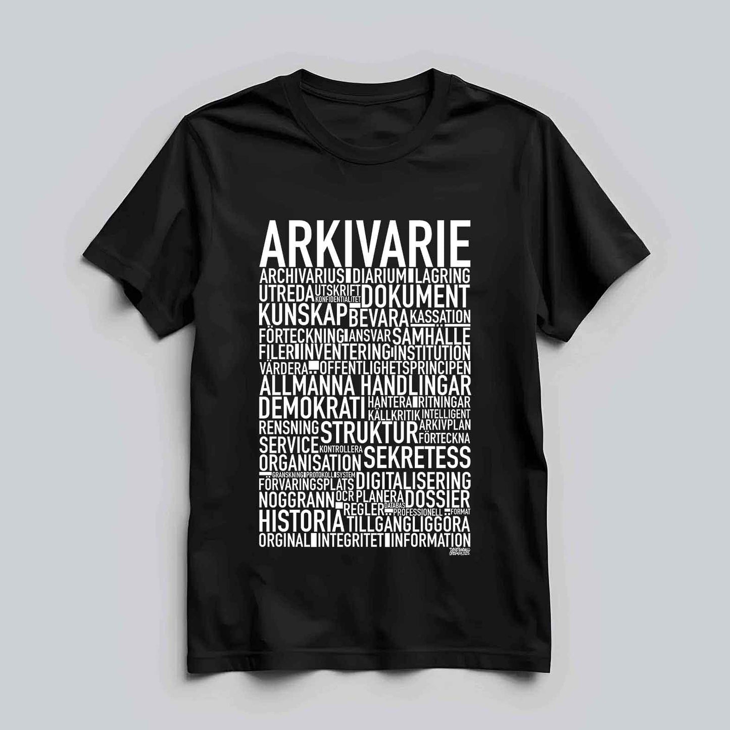 Arkivarie 2025 Text Hoodie