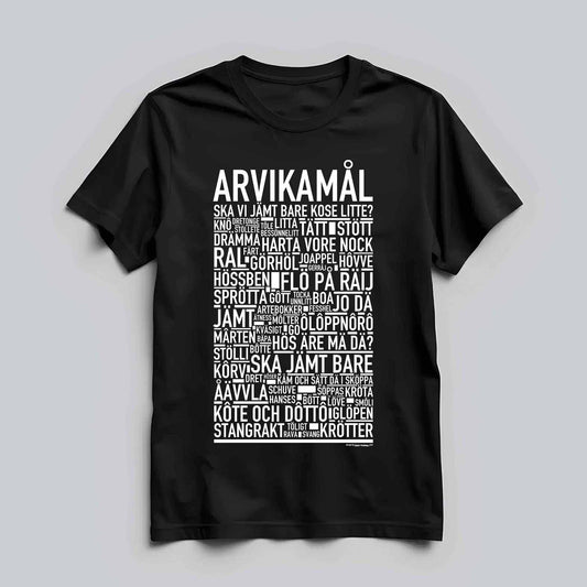 Arvikamål Dialekt Text T-shirt