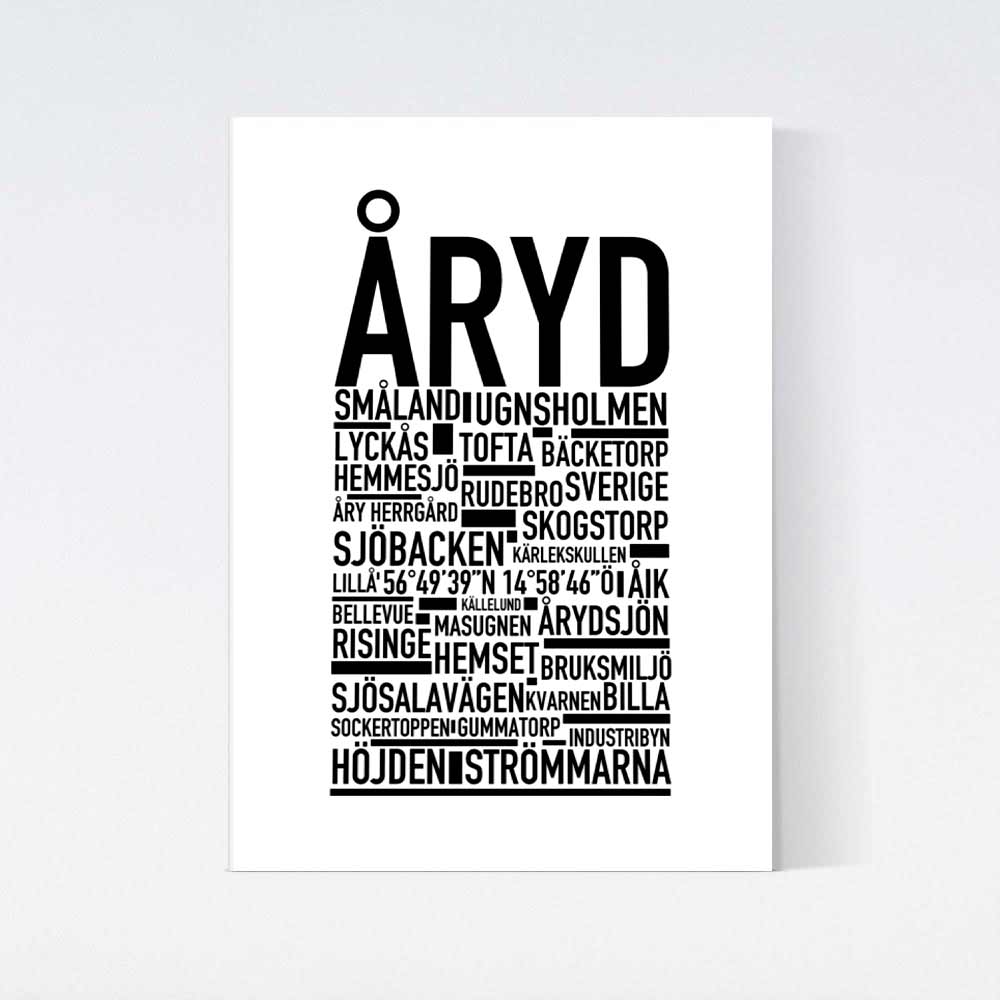 Åryd Text Poster