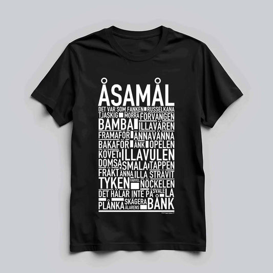 Åsamål Dialekt Text T-shirt