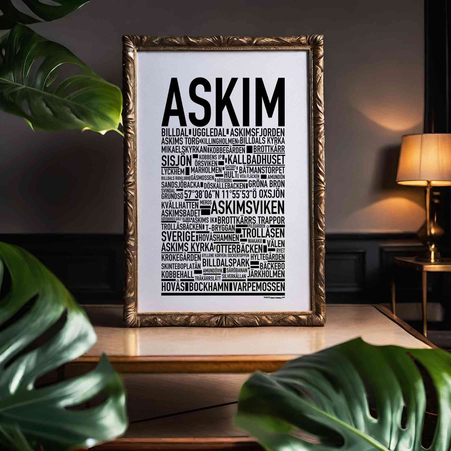 Askim Text Poster