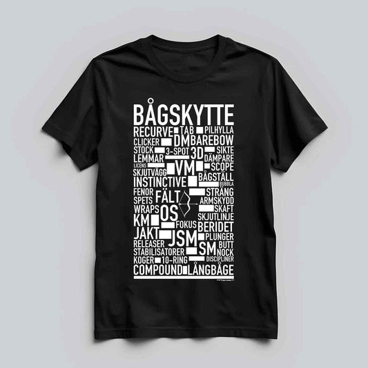 Bågskytte Text T-shirt
