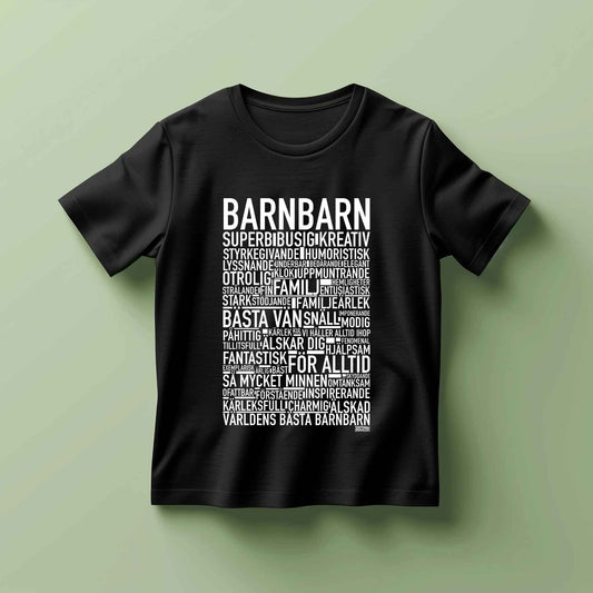Barnbarn Text Barn T-shirt